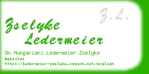 zselyke ledermeier business card